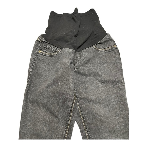 Maternity Black Jeans Fade to Blue Size: S - Picture 4 of 5